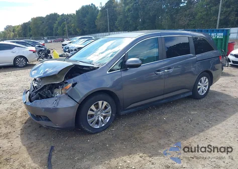 2017 Honda Odyssey Se из США, поврежденный, VIN 5FNRL5H33HB005278